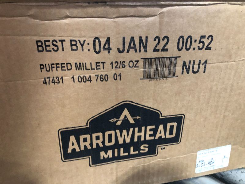 Photo 3 of Arrowhead Mills Puffed Millet Cereal, 6-Ounce Bag (Pack of 12)  BB: January 4th 2022