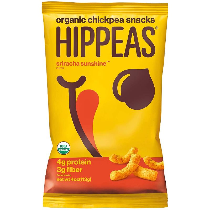 Photo 1 of 6pk Hippeas Organic Chickpea Puffs, Sriracha Sunshine, 4 oz BB: 11/02/21