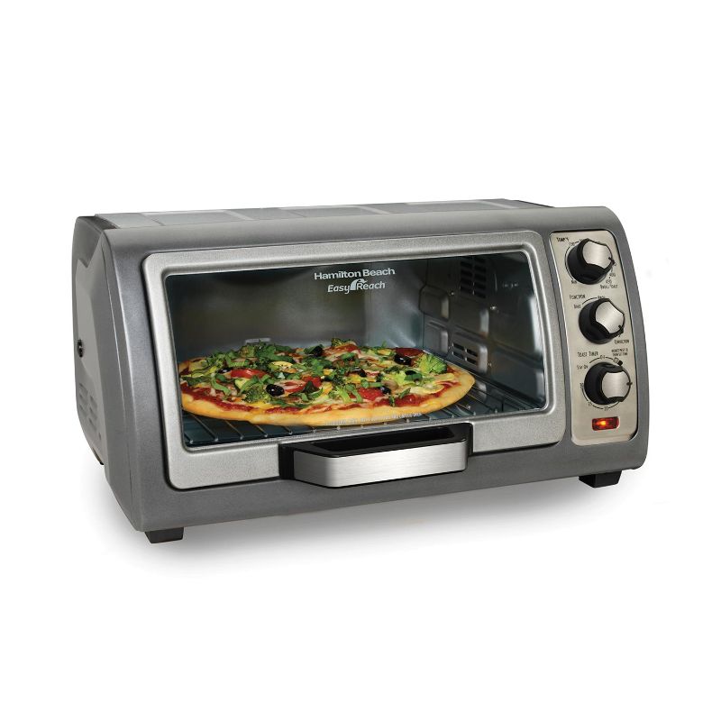 Photo 1 of Hamilton Beach 31123d Easy Reach Toaster Oven Silver