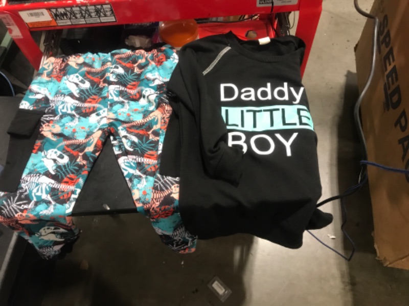 Photo 1 of DADDYS LITTLE BOY SHIRT AND PANTS TODDLER SET SIZE 130