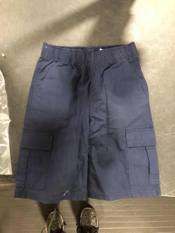 Photo 2 of The Children's Place Boys Slim Size Pull-On Cargo Shorts,, Tidal, Size 12 Slim