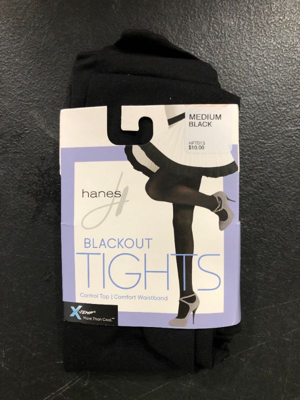 Photo 2 of Hanes Women tights in Medium black