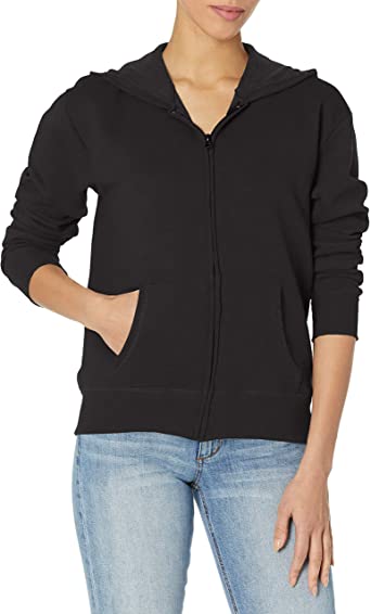 Photo 1 of Hanes Women's EcoSmart Full-Zip Hoodie Sweatshirt