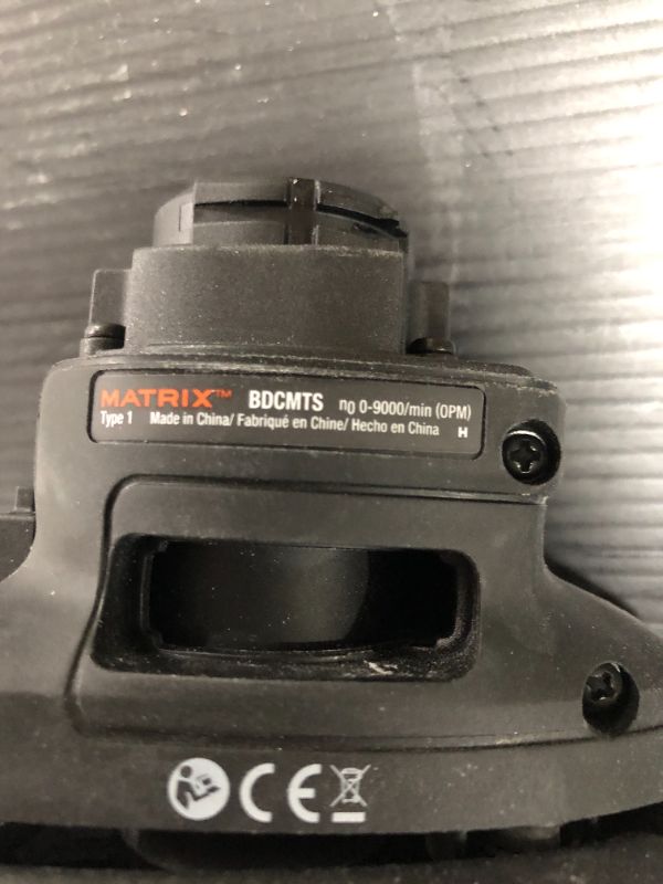 Photo 1 of BLACK+DECKER Matrix Attachment, Trim Saw with Matrix Sander Attachment (BDCMTTS & BDCMTS)