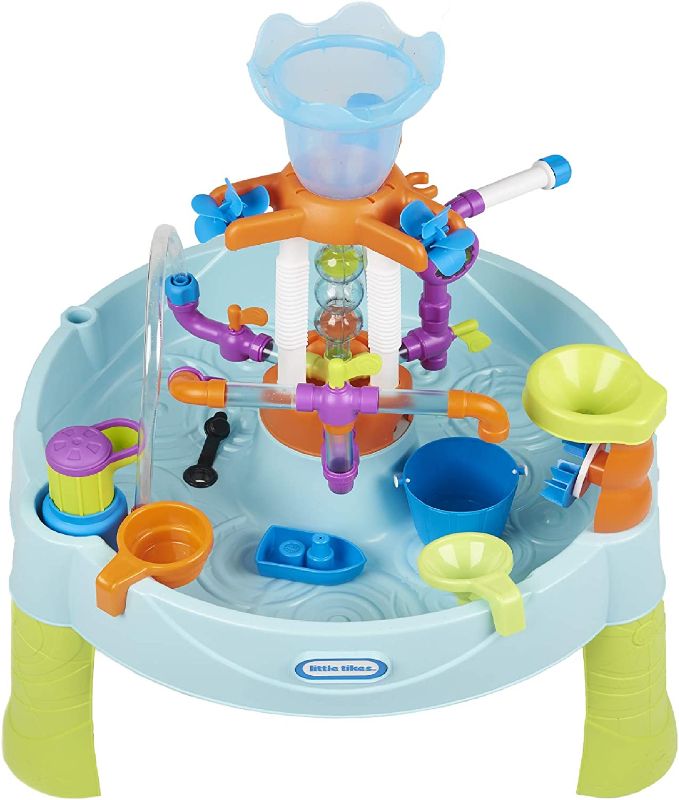 Photo 1 of Little Tikes Flowin' Fun Water Table with 13 Interchangeable Pipes
