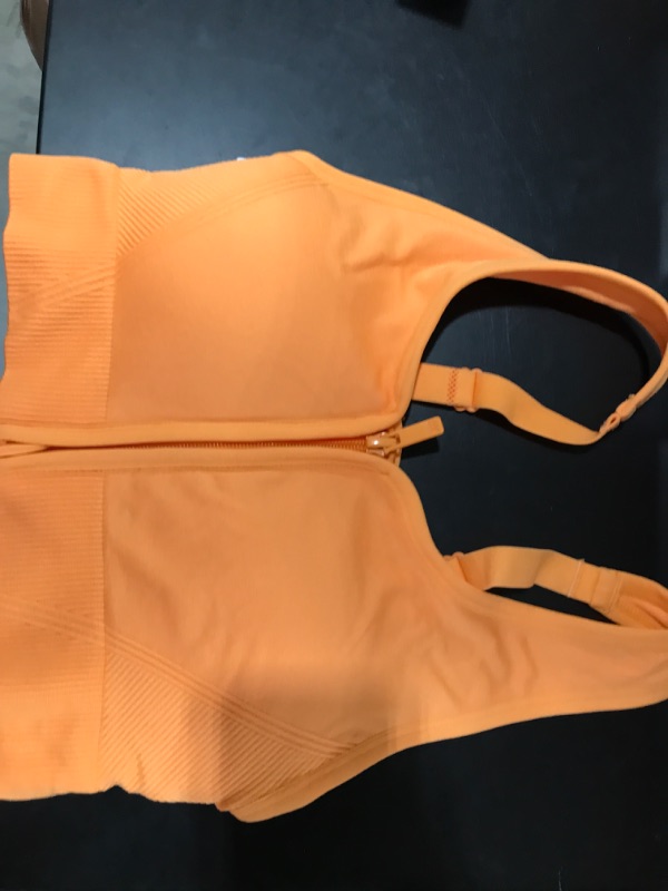 Photo 1 of All in Motion
 Size S
Zip front desing sport bra
Color Orange