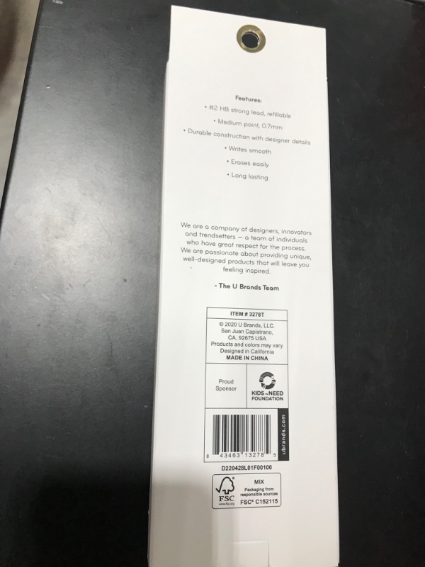 Photo 1 of 2ct #2 Mechanical Pencils - Hex - U Brands

