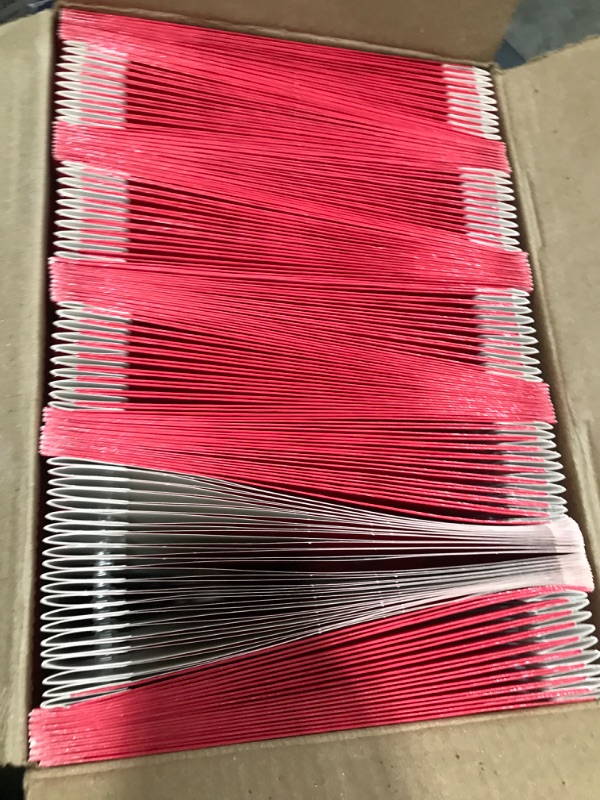 Photo 1 of 2 Pocket Paper Folder with Prongs Red - Pallex
