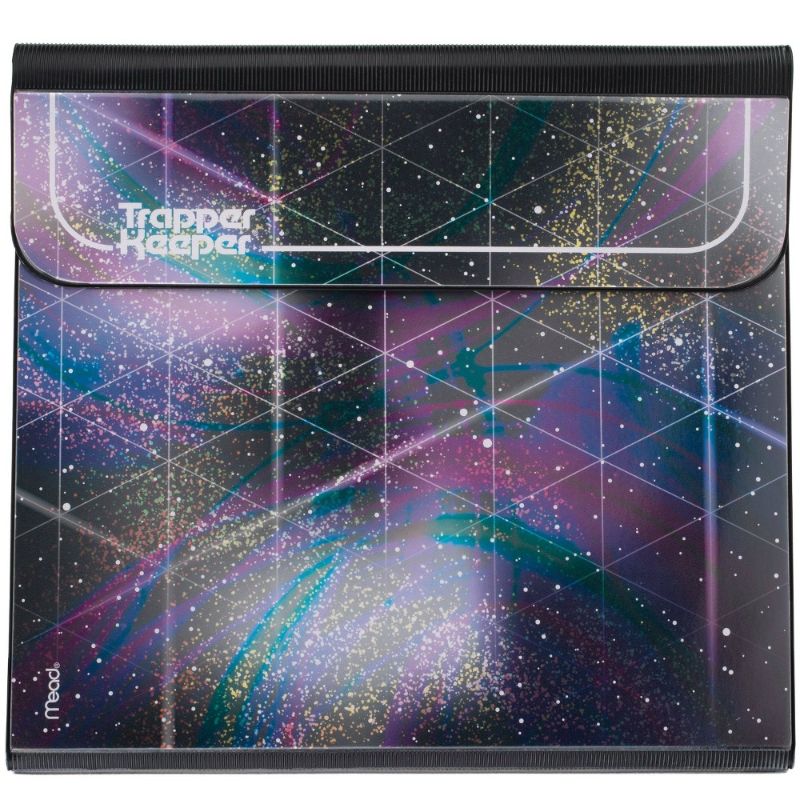 Photo 1 of Mead 1" Round Ring Trapper Keeper Binder Glitter Galaxy
