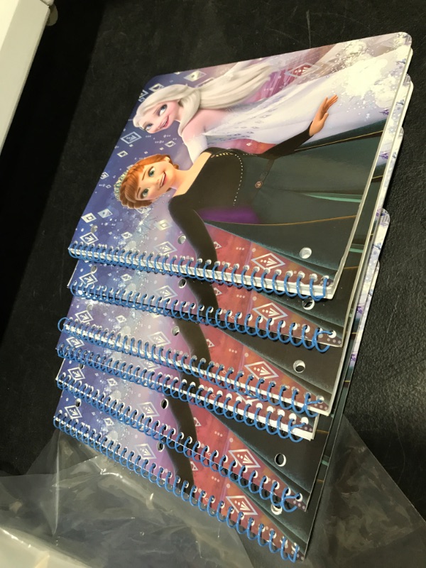 Photo 1 of Disney Frozen 2 Wide Ruled 1 Subject Spiral Notebook
qty of 6