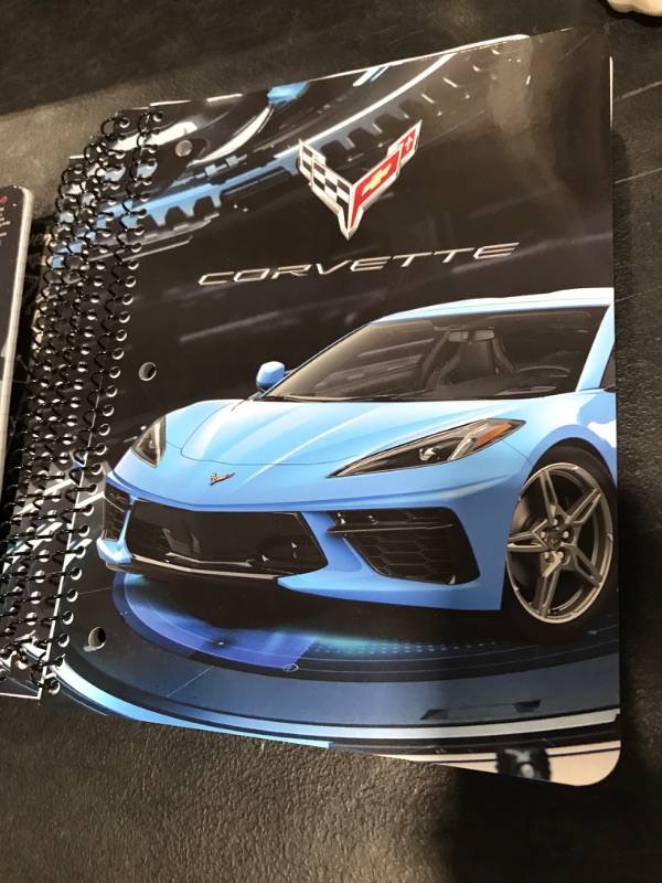 Photo 1 of Wide Ruled 1 Subject Spiral Notebook Corvette - Innovative Designs
