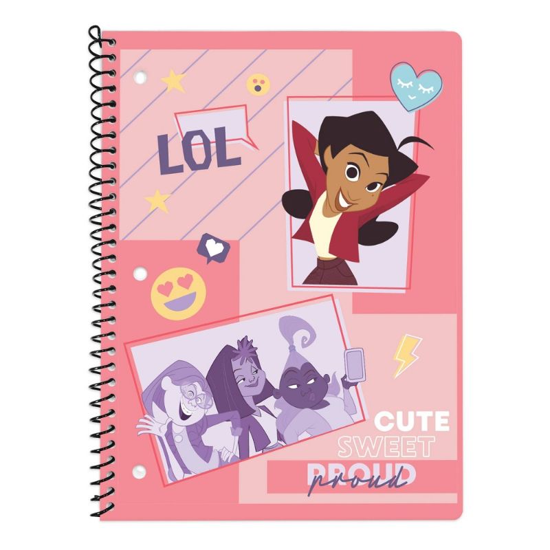 Photo 1 of Disney Proud Family Wide Ruled 1 Subject Spiral Notebook
qty of 6