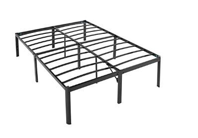 Photo 1 of Amazon Basics Heavy Duty Non-Slip Bed Frame with Steel Slats, Easy Assembly - 18-Inch, Queen
