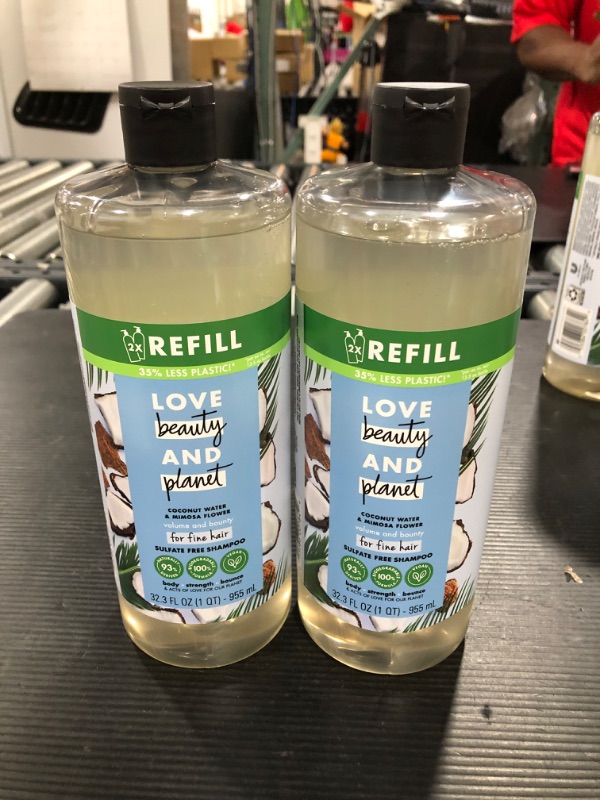 Photo 2 of 2 OF THE Love Beauty and Planet Coconut Water & Mimosa Flower Sulfate Free Shampoo Refill - 32.3 fl oz

