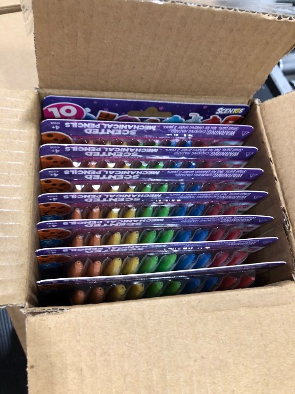 Photo 3 of (8 PACK) 10ct #2 Scented Mechanical Pencils Glitter Multicolor - Sugar Rush
