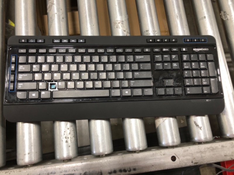 Photo 2 of AmazonBasics Wireless Computer Keyboard  - Full Size - US Layout (QWERTY)