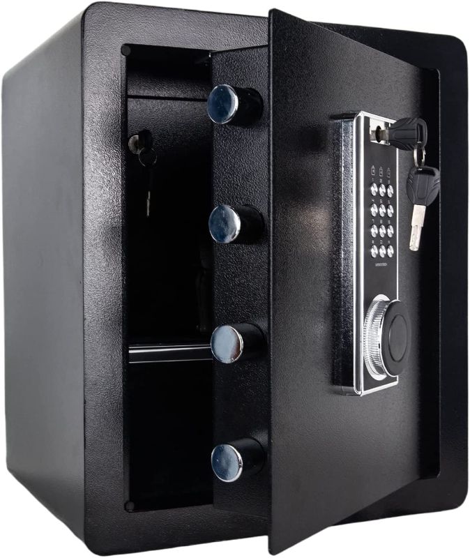 Photo 1 of 2.2 Cub Security Safe and Safe Box with Digital Keypad,Fireproof Safe with Inner Cabinet LED Light,Money Safe box for Home Hotel Business
