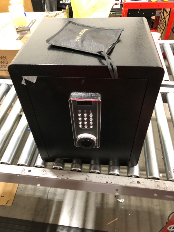 Photo 2 of 2.2 Cub Security Safe and Safe Box with Digital Keypad,Fireproof Safe with Inner Cabinet LED Light,Money Safe box for Home Hotel Business
