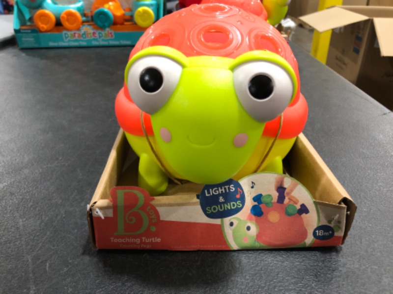 Photo 3 of B. Toys - Counting Toy - 10 Pegs - Teaching Turtle
