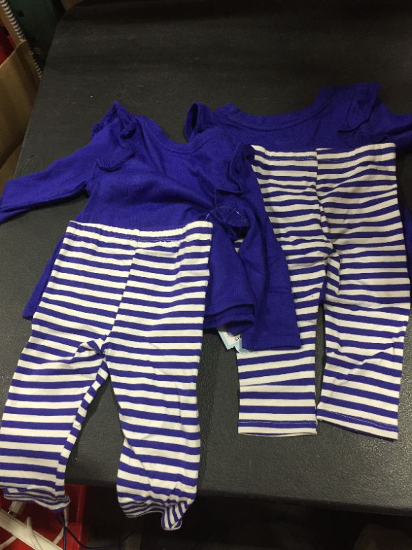 Photo 1 of Cat and jack blue candle shirt and pants -2pk