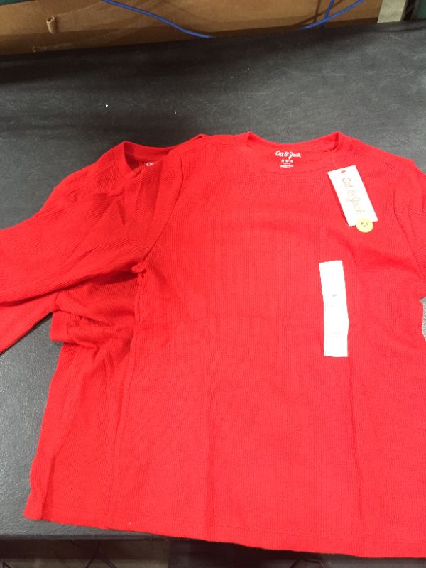 Photo 1 of Boys' Thermal Long Sleeve T-Shirt - Cat & Jack™ - 2pk
Size M

