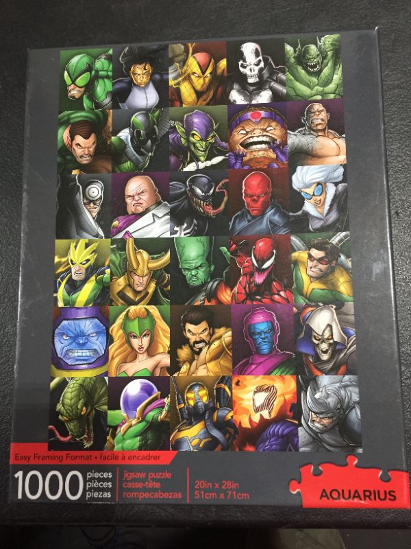 Photo 2 of AQUARIUS Marvel Puzzle Supervillains (1000 Piece Jigsaw Puzzle) - Officially Licensed Marvel Merchandise & Collectibles - Glare Free - Precision Fit - 20 x 28 Inches
