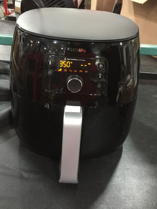 Photo 2 of PHILIPS HD9650/96 AIRFRYER XXL TWIN TURBOSTAR DIGITAL BLACK