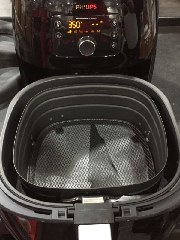 Photo 1 of PHILIPS HD9650/96 AIRFRYER XXL TWIN TURBOSTAR DIGITAL BLACK