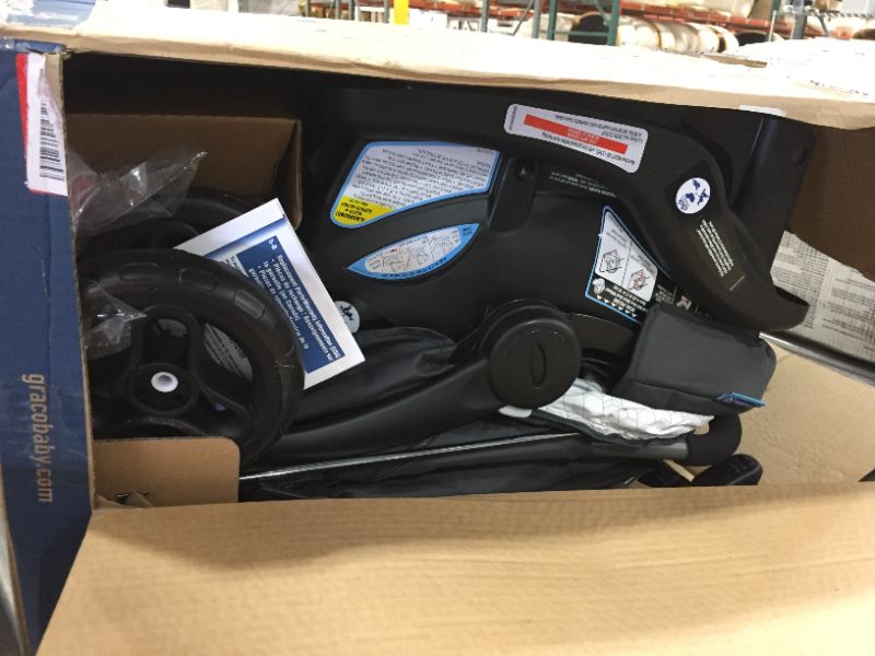 Photo 2 of Graco FastAction SE Travel System | Includes Quick Folding Stroller and SnugRide 35 Lite Infant Car Seat, Redmond
