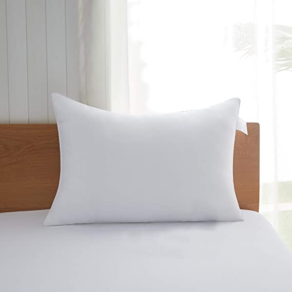 Photo 1 of Acanva Hotel Quality Bed Pillows for Sleeping,Premium 3D Plush Fiber-Reduces Neck Pain,Breathable Cooling Cover Skin-Friendly, King (Pack of 1), White
