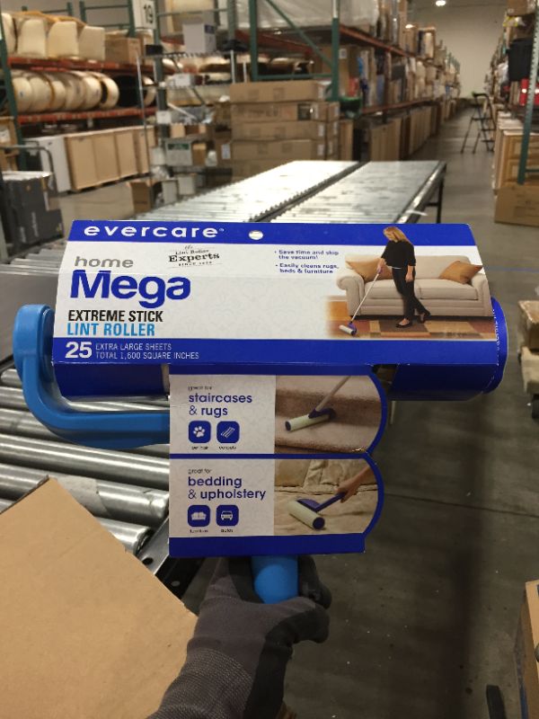 Photo 1 of (REFILL ONLY) EVERCARE HOME MEGA extreme stick lint roller 25 extra large sheets
