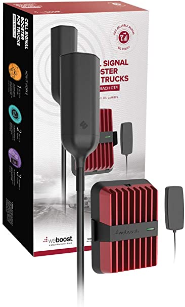 Photo 1 of weBoost Drive Reach OTR - Cell Phone Signal Booster for Trucks and SUVs | Boosts 5G & 4G LTE for All U.S. Carriers - Verizon, AT&T, T-Mobile & more | Made in the U.S. | FCC Approved (model 477154)

