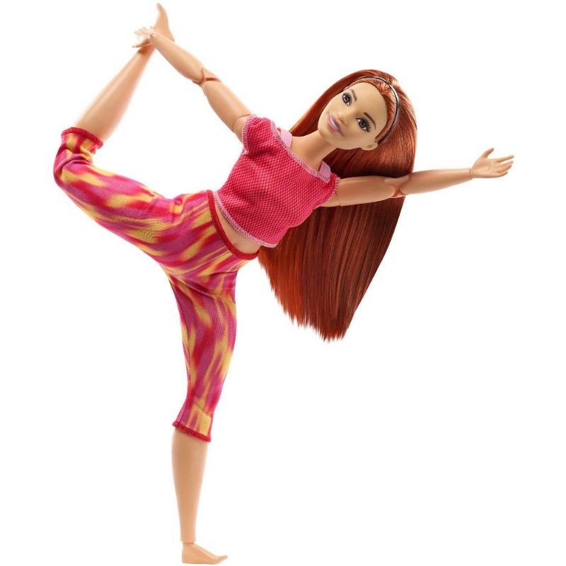 Photo 1 of Barbie Made to Move Doll - Orange Dye Pants

