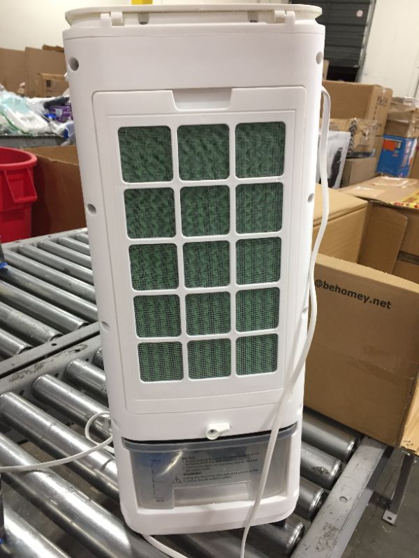 Photo 3 of 3-IN-1 Evaporative Air Cooler, Windowless Air Conditioner w/Cool Modes, 3 Speeds, 70° Oscillation & 7H Timer, Cooling Tower Fan w/Remote, Ice Packs*4, Portable Evaporative Cooler for Room Office

