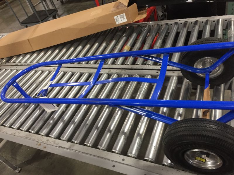 Photo 2 of American Lifting P Handle Super Steel 800 lb. Hand Truck with 10" x 3 1/2" Pneumatic Wheels, Blue
