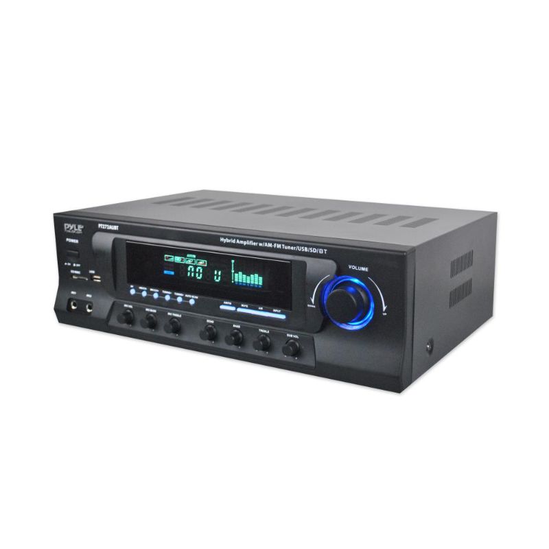 Photo 1 of Pyle PT272AUBT - Hybrid Amplifier Receiver - Home Theater Stereo System Bluetooth Streaming MP3/USB/SD Readers AM/FM Radio 300 Watt