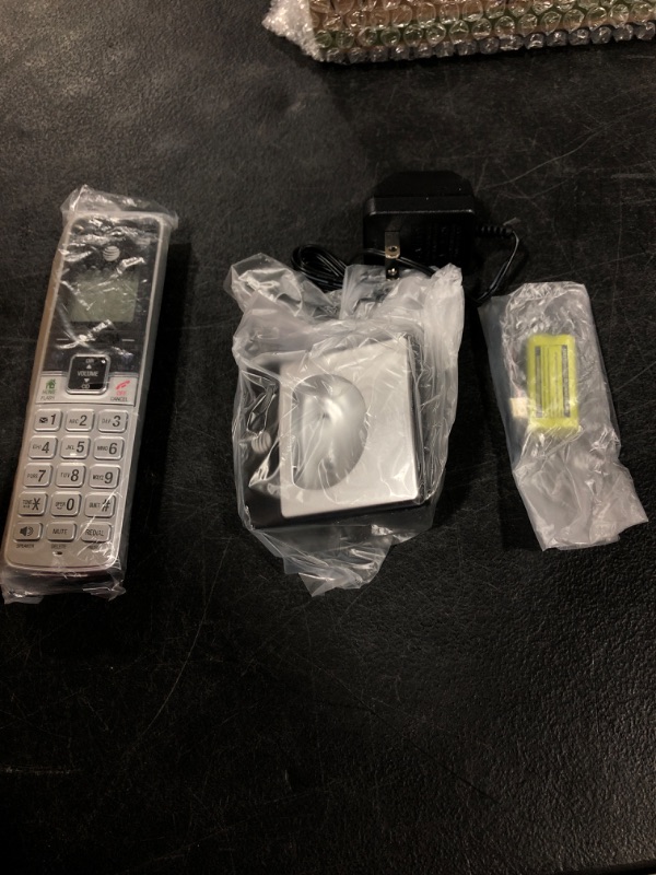 Photo 2 of AT&T TL90073 Accessory Cordless Handset, Silver/Black | Requires an AT&T TL92273, TL96273, or Other Models to Operate
