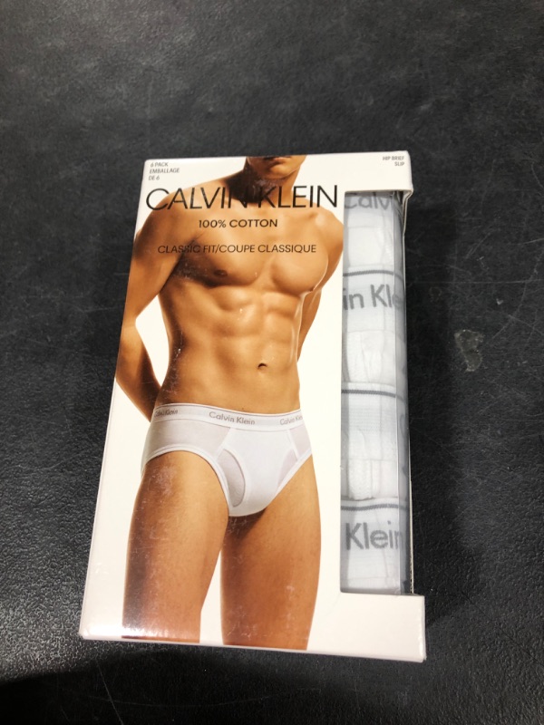 Photo 2 of Calvin Klein Men's Underwear Cotton Classics 6-Pack Hip Brief
