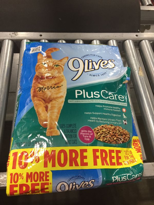 Photo 2 of 9Lives Plus Care Dry Cat Food Bonus Bag, 13.2-Pound
EXPIRES 05/28/2022