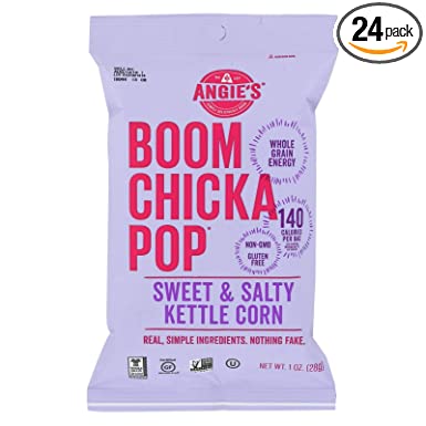 Photo 1 of ANGIE'S KETTLE CORN Angies Boom Chicka Pop Sweet and Salty Kettle Corn, 1 Ounce - 24 per case.
BB 05/2022.