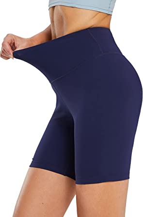 Photo 1 of [Size M] BALEAF Women's High Waisted Biker Shorts Ultra Soft Running Workout Athletic Yoga Shorts Inner Pocket