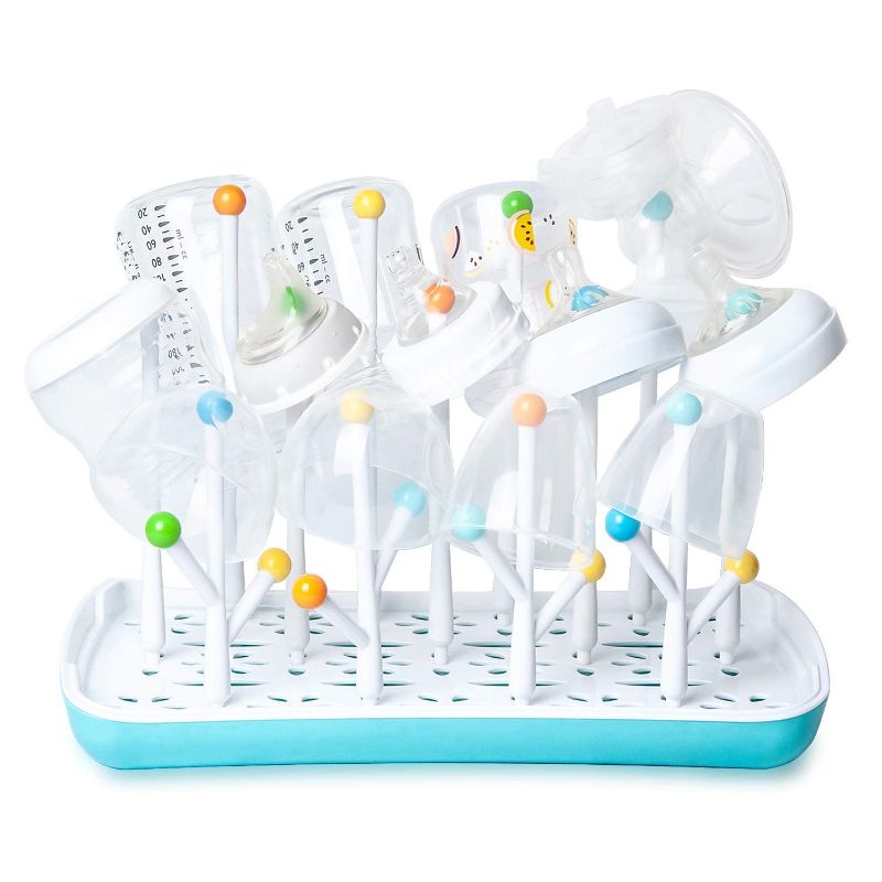 Photo 1 of Baby Bottle Drying Rack with Drainer, Termichy Countertop Bottle Holder for Baby and Toddler