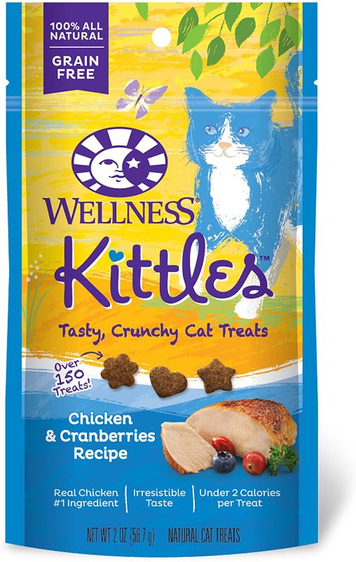 Photo 1 of 4 Pack- Wellness Natural Pet Food Cat Treat- Kittles Chicken and Cranberry