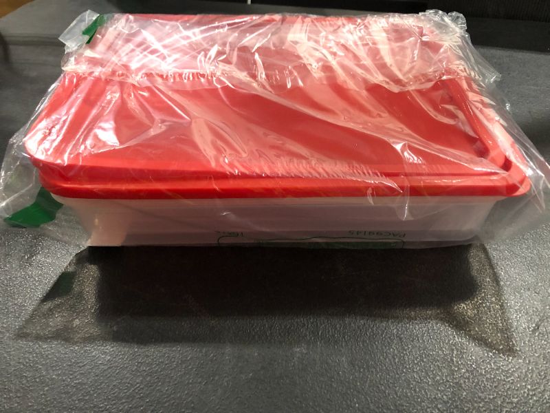Photo 1 of 2 Pack – Zilpoo Plastic Bacon Keeper, Deli Meat Saver Cold Cuts Cheese Food Storage Container with Lid for Refrigerator