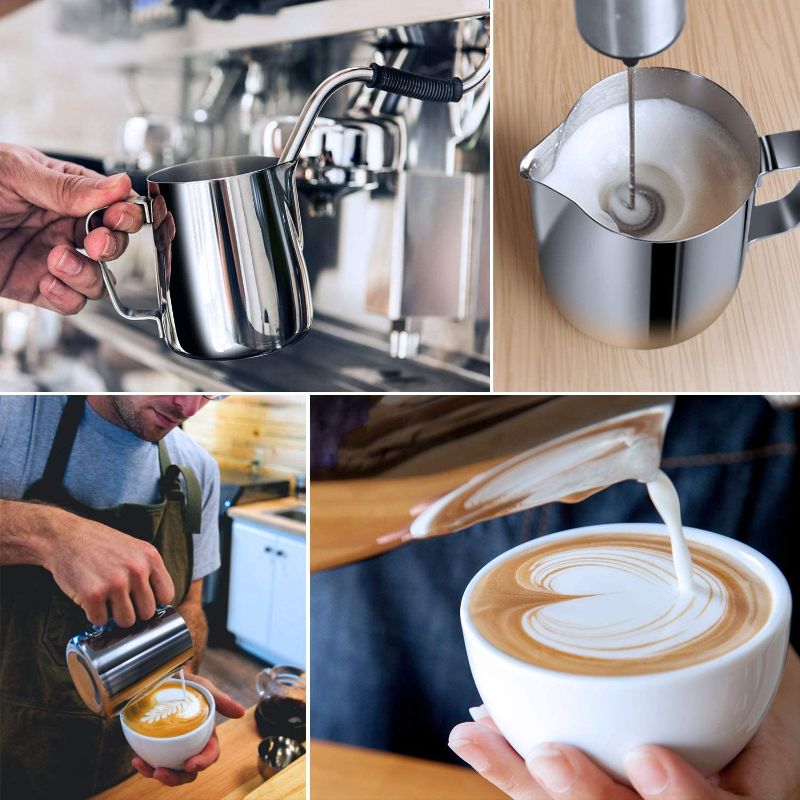 Photo 1 of Adorever Stainless Steel Milk Frothing Pitcher- 12oz 