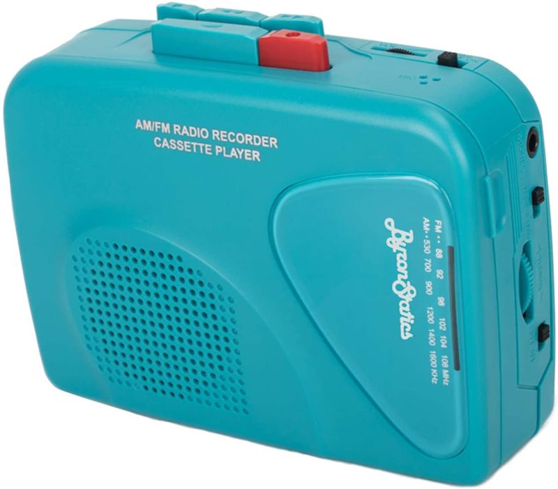 Photo 1 of ByronStatics Portable Cassette Players Recorders FM AM Radio Walkman Tape Player