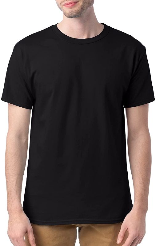 Photo 1 of [Size 2XL] Hanes Men's Essentials Short Sleeve T-shirt Value Pack (4-pack)