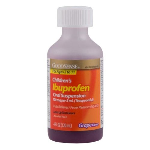 Photo 1 of GoodSense Children's Ibuprofen Oral Suspension 100 Mg