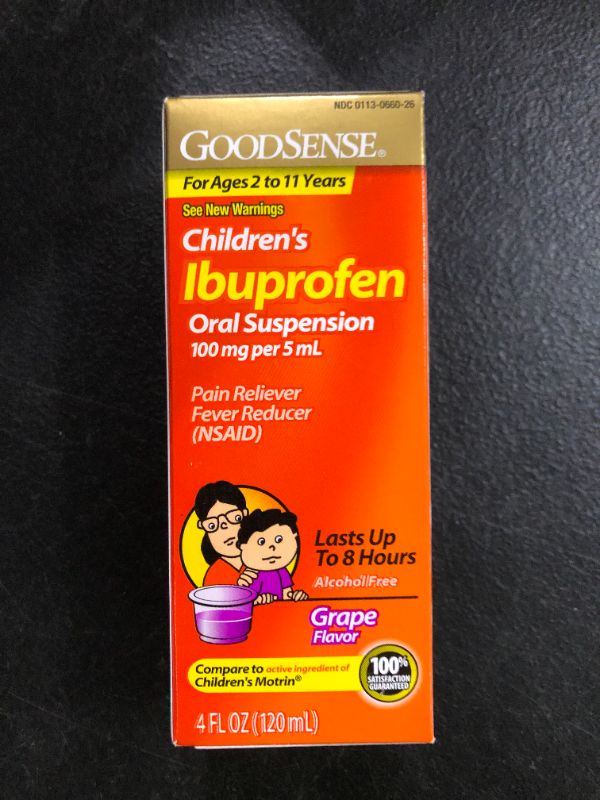 Photo 2 of GoodSense Children's Ibuprofen Oral Suspension 100 Mg