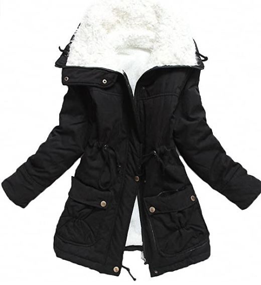Photo 1 of women's Sherpa lined jacket medium